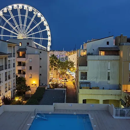 Apartment Climatise Au Port Avec Parking & Piscine - Fr-1-801-9 *