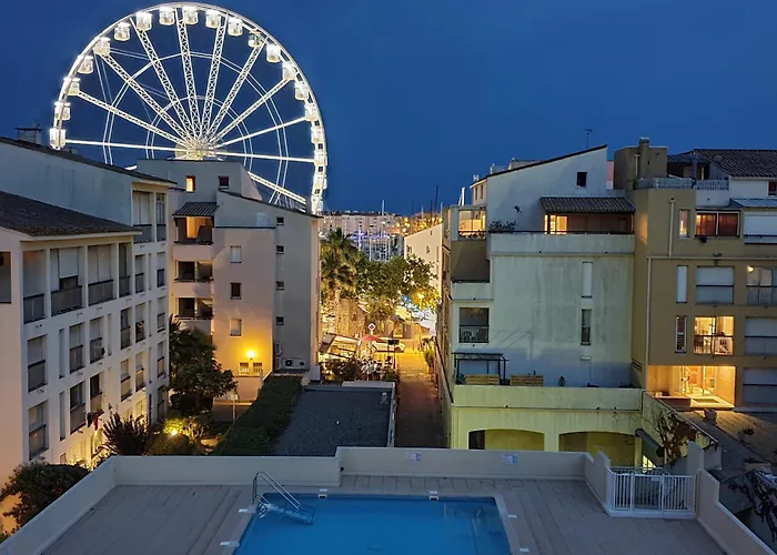 Apartment Charmant Apt Climatise Au Port Avec Parking & Piscine - Fr-1-801-9 *